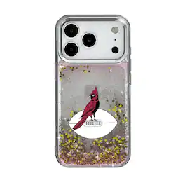 Keyscaper - Gridiron Classic Teams - Chicago Cardinals Linen Logo iPhone Glitter Case - 15 - Multicolor