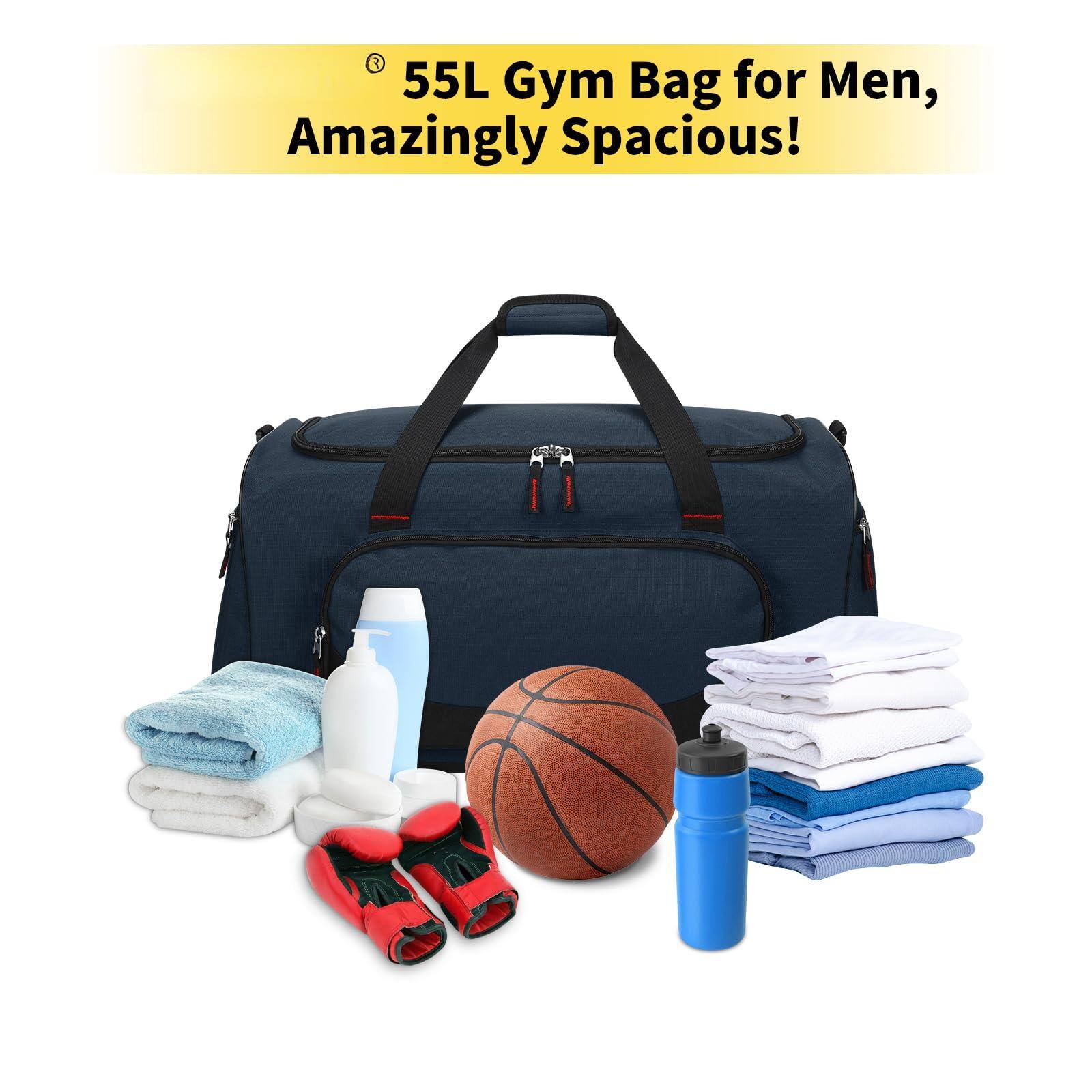 Paradigms Interiors Large Sports Duffle Bag For Men Men' Gym Heavy Duty ...