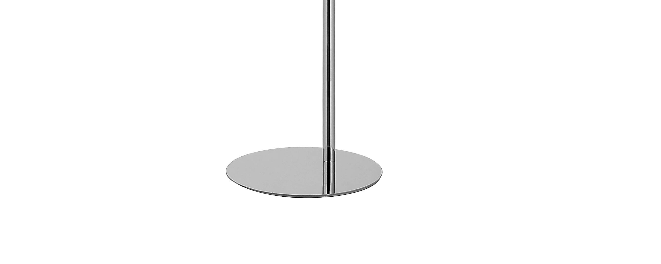 Alt View 3. Jonathan Y - Curva 64" Metal Minimalist Modern LED Integrated Floor Lamp, Chrome - Chrome.