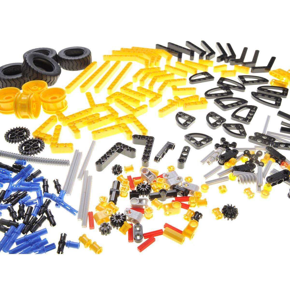 Alt View 2. JuzToys - STEM Toys Building Toys For Kids, Take Apart Bulldozer Educational Bulldozer Truck Building Toy, Yellow - Yellow.