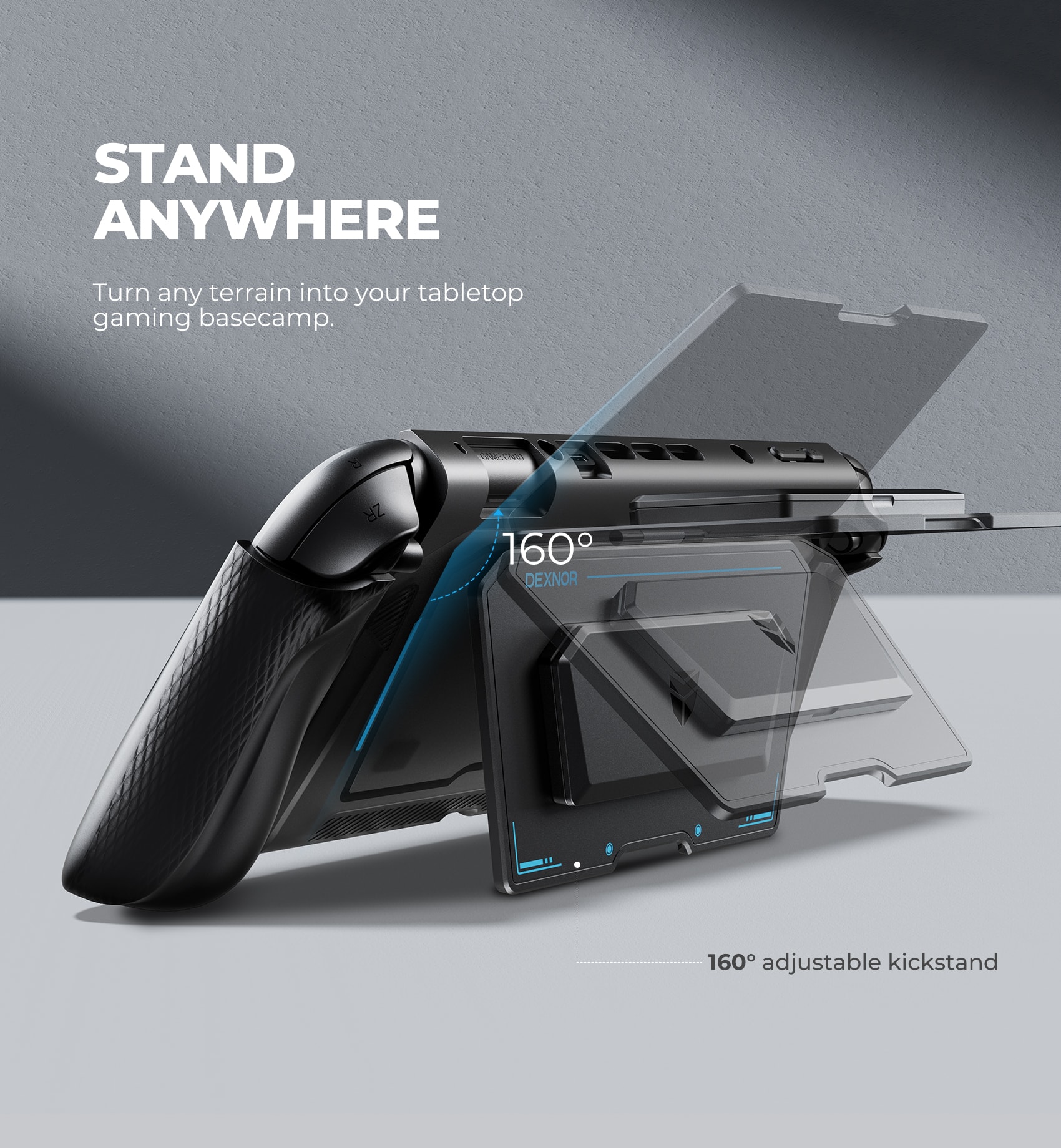 Dexnor Case for Nintendo Switch 2 Dockable with Detachable