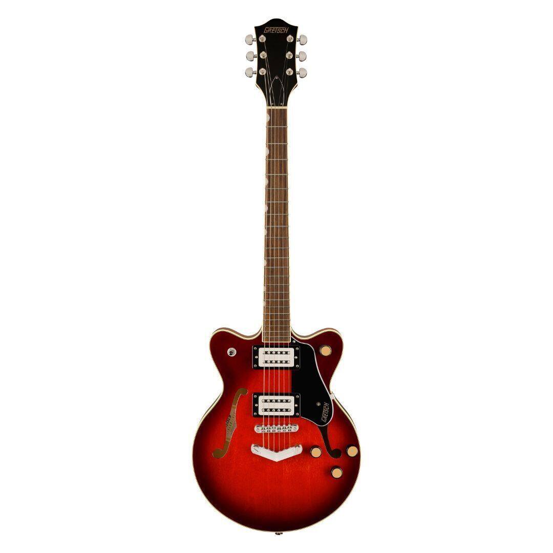 Back. Gretsch - Gretsch G2655 Streamliner Center Block Jr. Electric Guitar (Claret Burst).