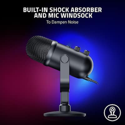 Razer Seiren V2 Pro Professional grade USB Microphone Black RZ19 Razer Seiren V2 Pro Professional grade USB Microphone Black RZ19