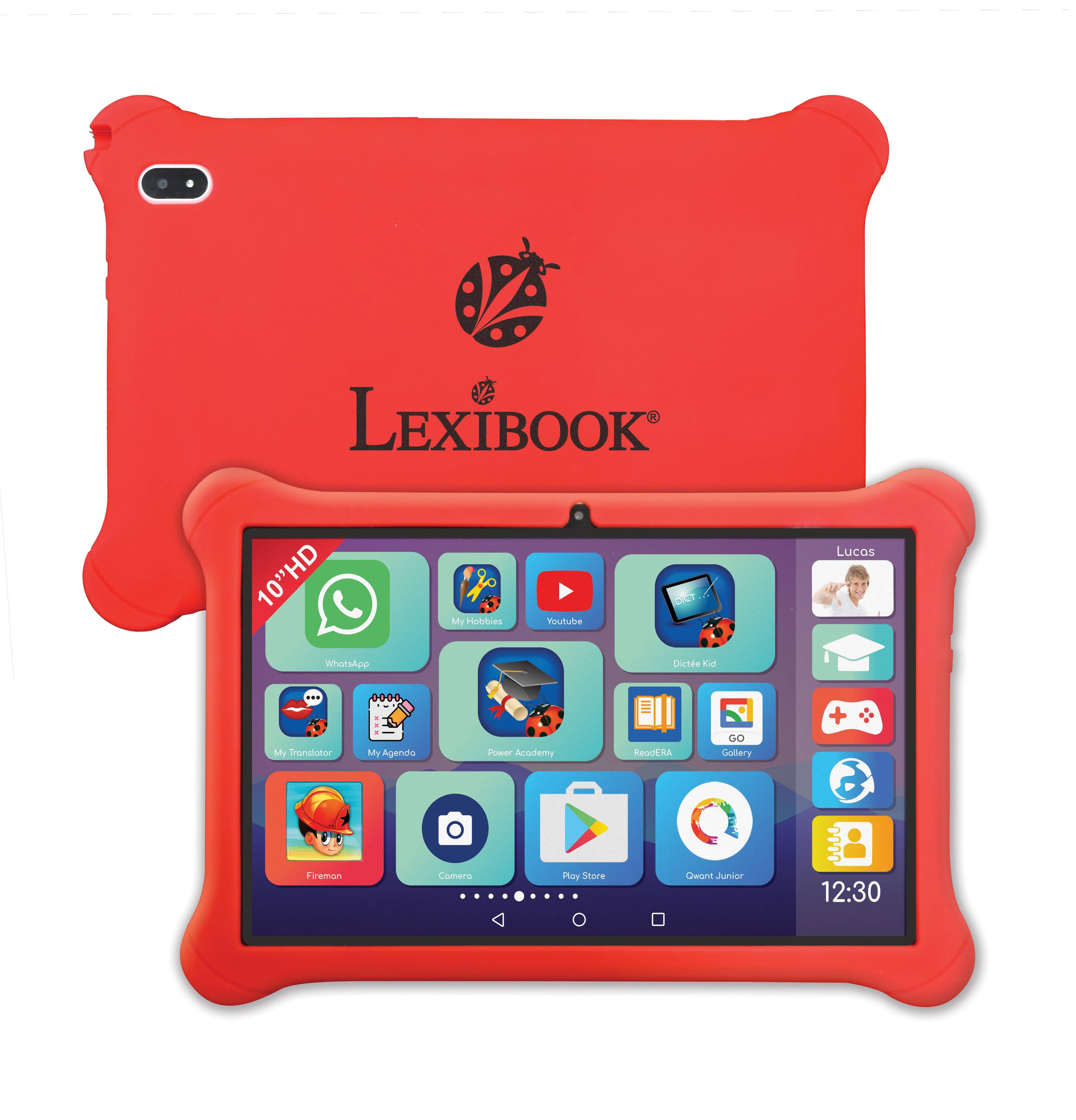LEXIBOOK 10" HD

My Hobbies
Youtube
WhatsApp
Dictle Kid

Lucas
... My Translator
HH - My Agenda
Power Academy
ReoDERA
GO Gallery
+
Firemon
Comero
Play Store
Qwant Junior

12:30
