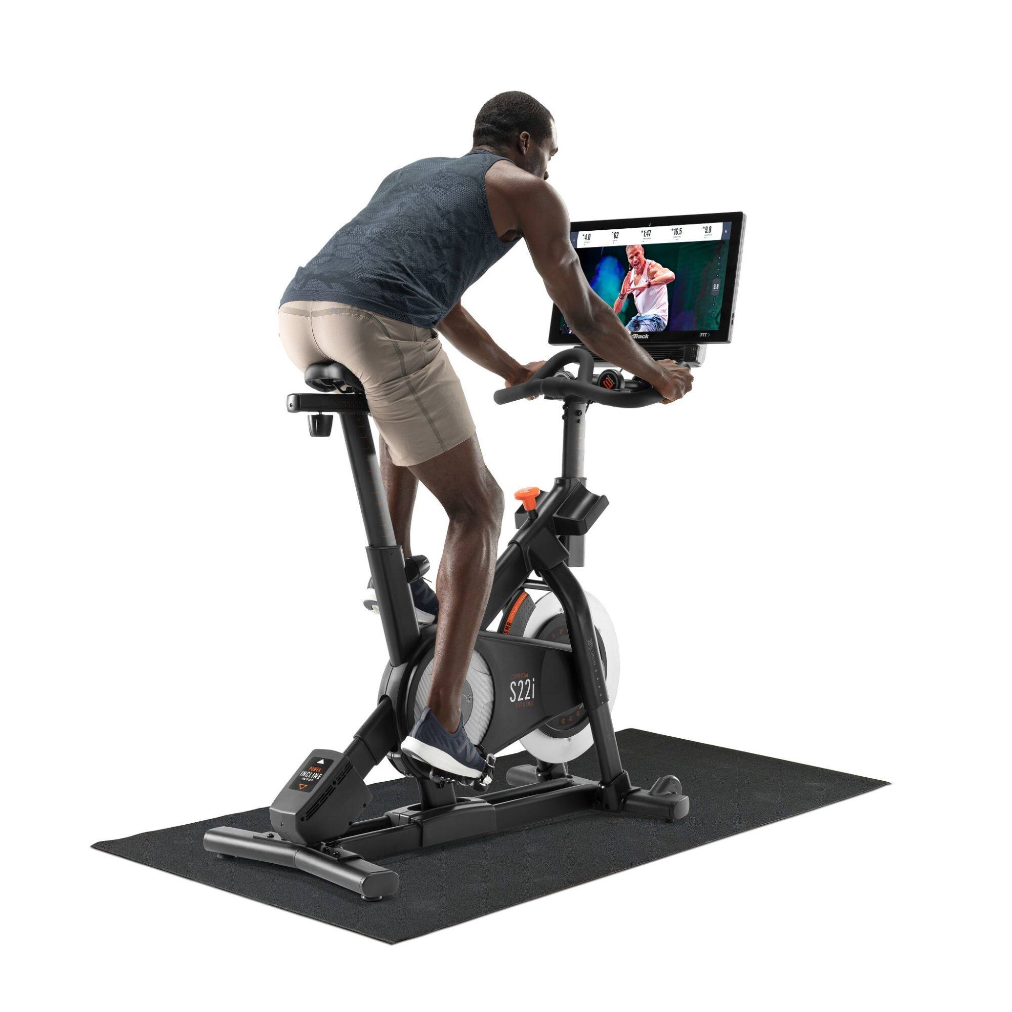 Alt View 1. NordicTrack - Treadmill Mat - Black.