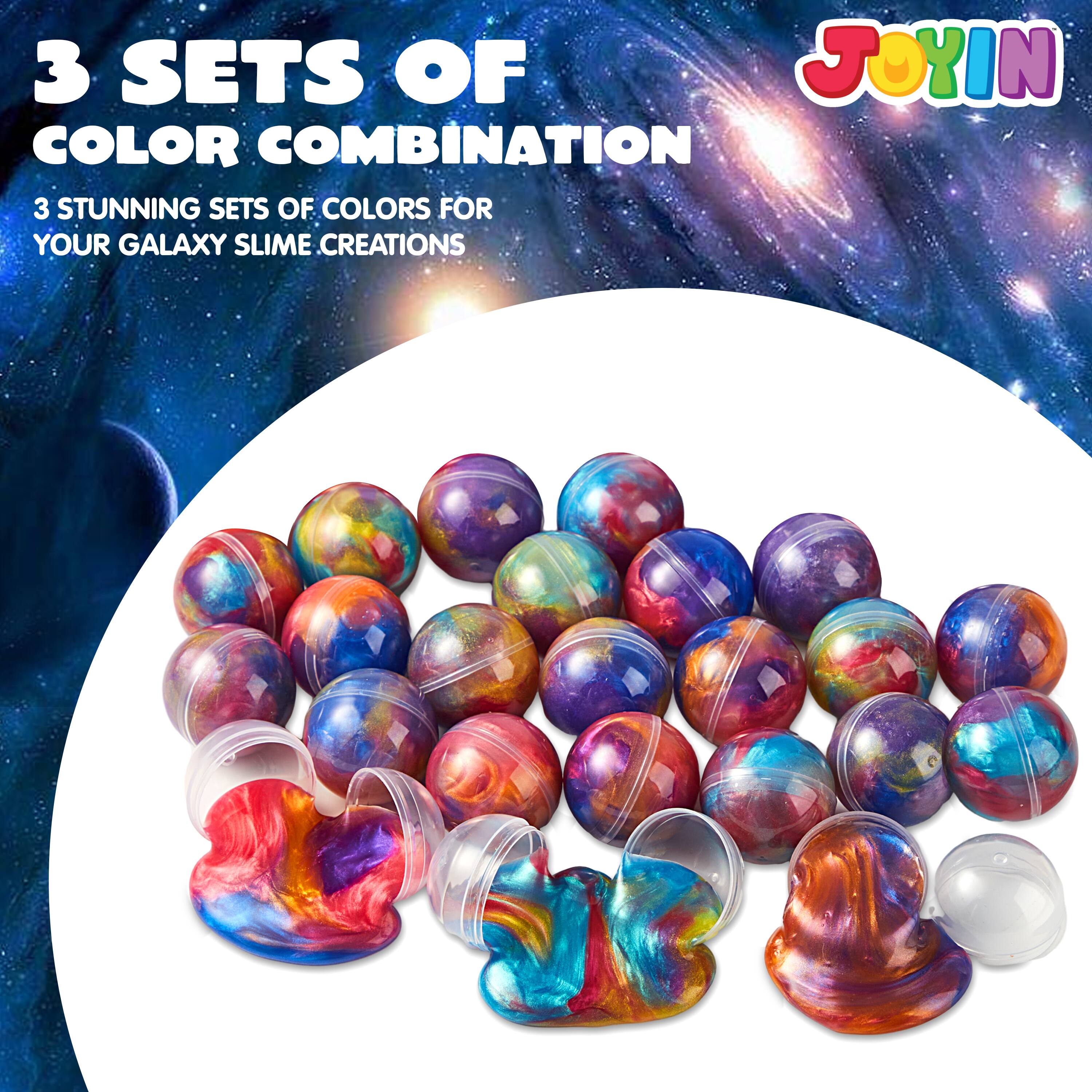 3 SETS OF COLOR COMBINATION  
3 STUNNING SETS OF COLORS FOR YOUR GALAXY SLIME CREATIONS