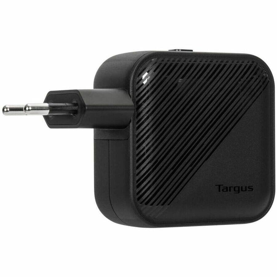 Alt View 5. Targus - Targus 65W GaN Wall Charger - 65 W - Europe, Asia, Australia, North America, South America - 120 V AC, 230 V AC Input - Black.
