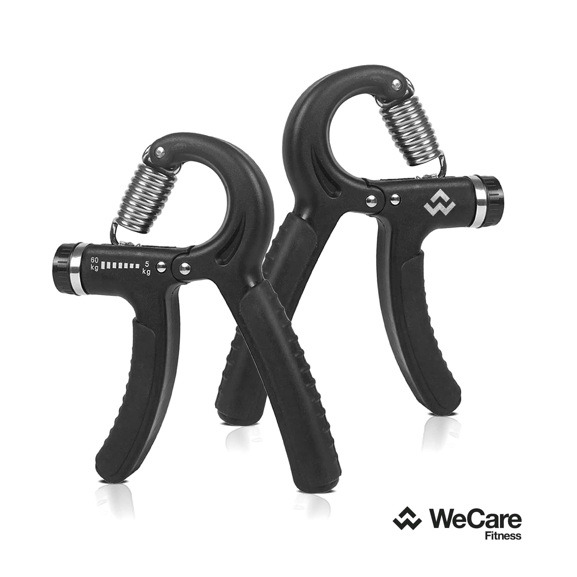 WeCare - Fitness Resistance Hand Grip 2-Pack - Black