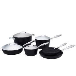 Scanpan - Professional 10 Piece Nonstick Cookware Set - Black