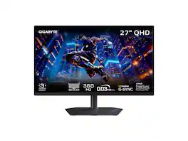 GIGABYTE - 27" QHD 360Hz OLED Gaming Monitor with AMD FreeSync, G-SYNC, HDR400, USB-C, Speakers, Adjustable Stand