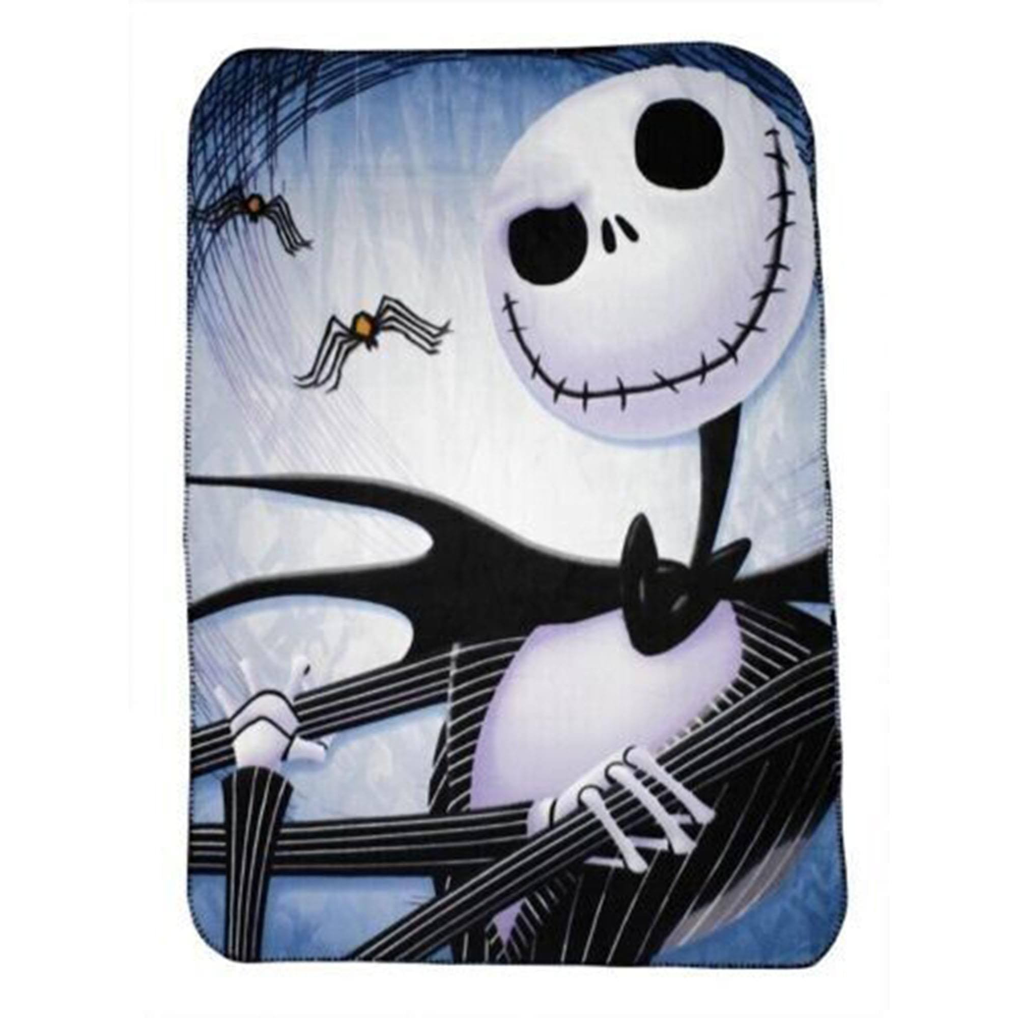 Front. Disney - Nightmare Before Christmas Jack Skellington 45 x 60 Inch Fleece Throw Blanket - Multi-Colored.