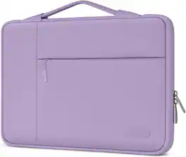 mosiso - 16-inch Laptop Sleeve with Handle, Slim Protective Case for 15–16-inch Laptops - Purple