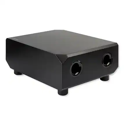 Front. Lithe Audio - WiSA HT 8” Active Cinema Subwoofer - Satin Black.