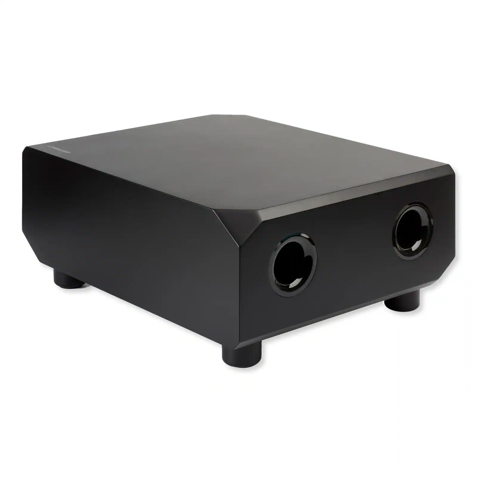 Front. Lithe Audio - WiSA HT 8” Active Cinema Subwoofer - Satin Black.