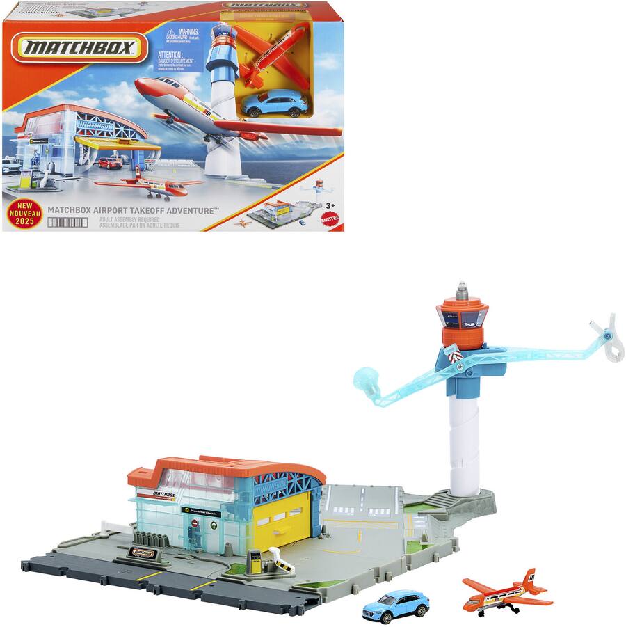 Mattel Matchbox Airport Takeoff Adventure Playset Collectibles