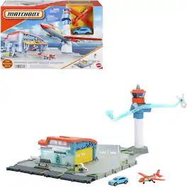 Mattel - Matchbox Airport Takeoff Adventure Playset - Collectibles - Multicolor