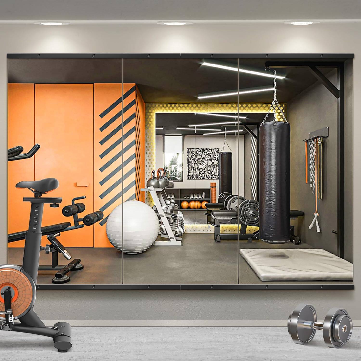 Matte Black-75"L x 35"W