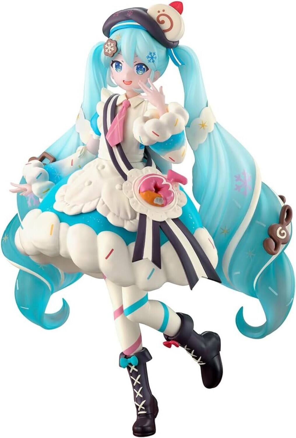Front. Bandai - Ichibansho - Vocaloid - Snow Miku 2026 Figure   - COLLECTIBLES - Multicolor.
