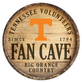 WinCraft - Tennessee Volunteers 14'' Circular Wood Sign - Multicolor
