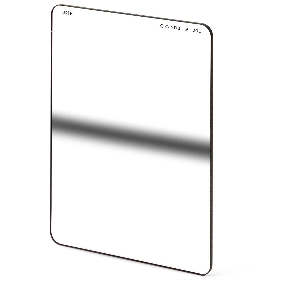 Urth - 75x100mm Square Center Graduated ND8 3-Stop Lens Filter Plus+