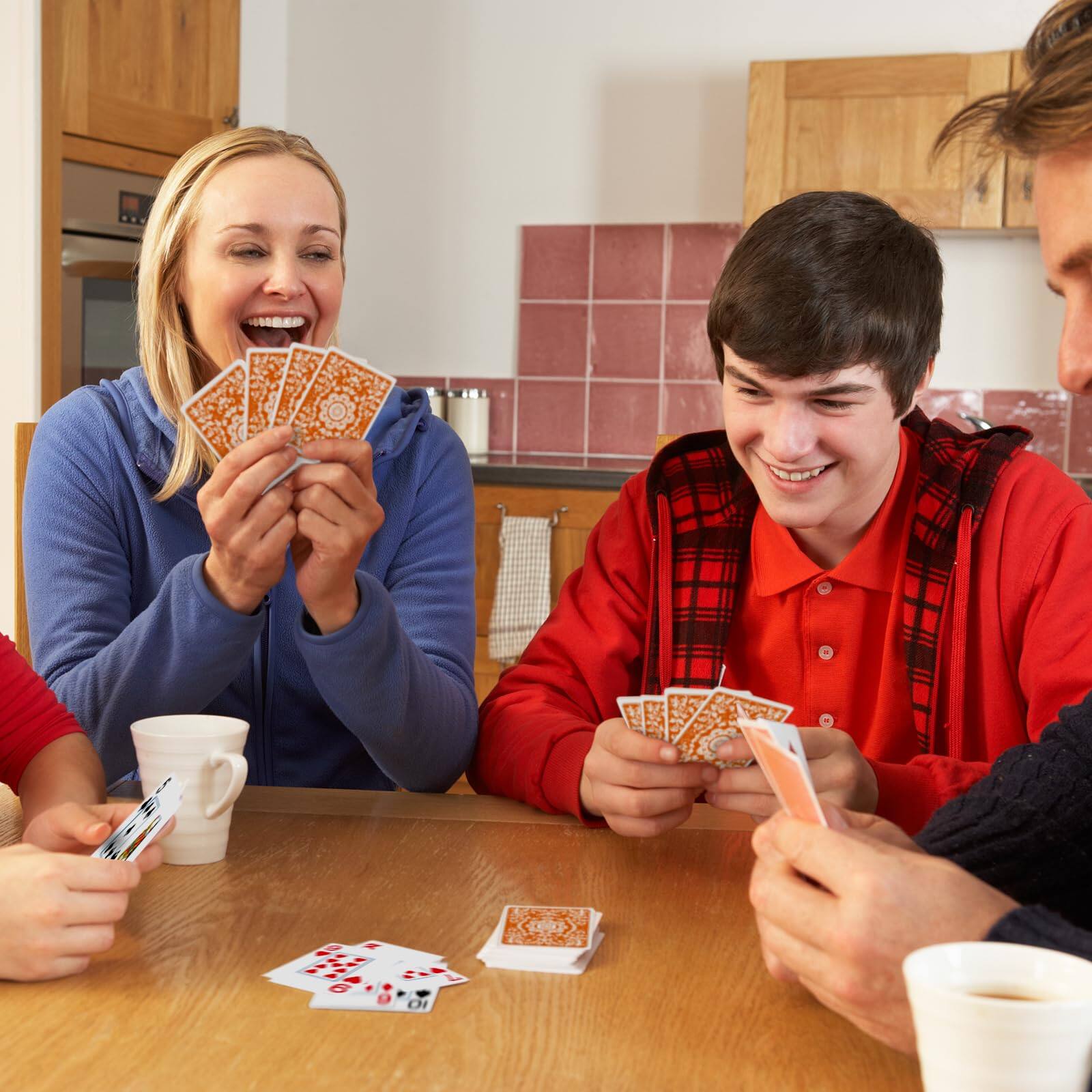 Alt View 3. EZTW1 - Playing 12 Decks Of Large Print For Adults Seniors Colorful Bulk With Gift Box Activities Party Supplies Game Family - 48.