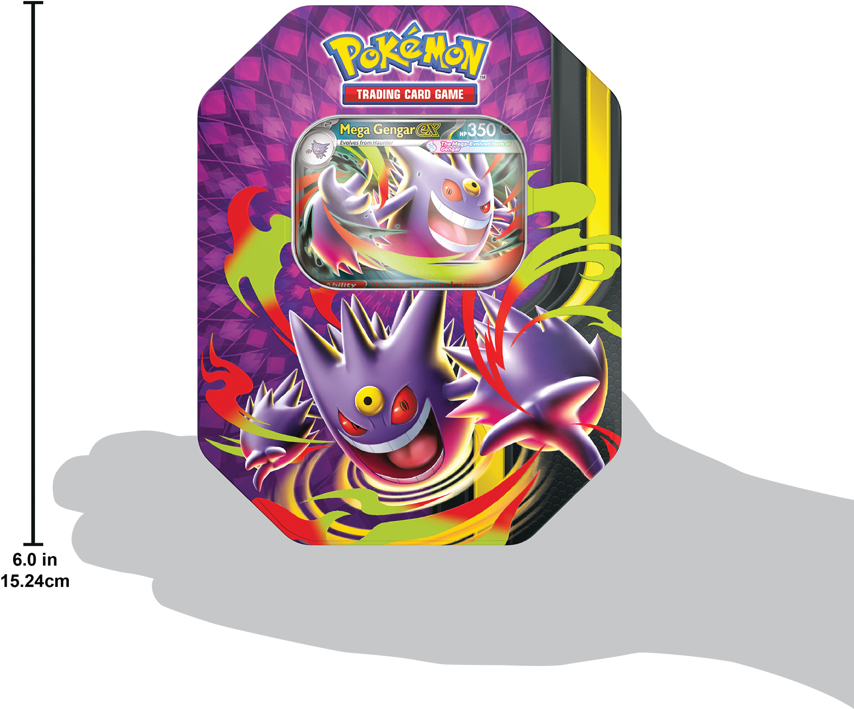 POKEMON - TRADING CARD GAME Mega Gengar ex N 350 Fixed naw.wOMMOT Wram Thamaanedn APO ca  COOE CY 6.0 in 15.24cm