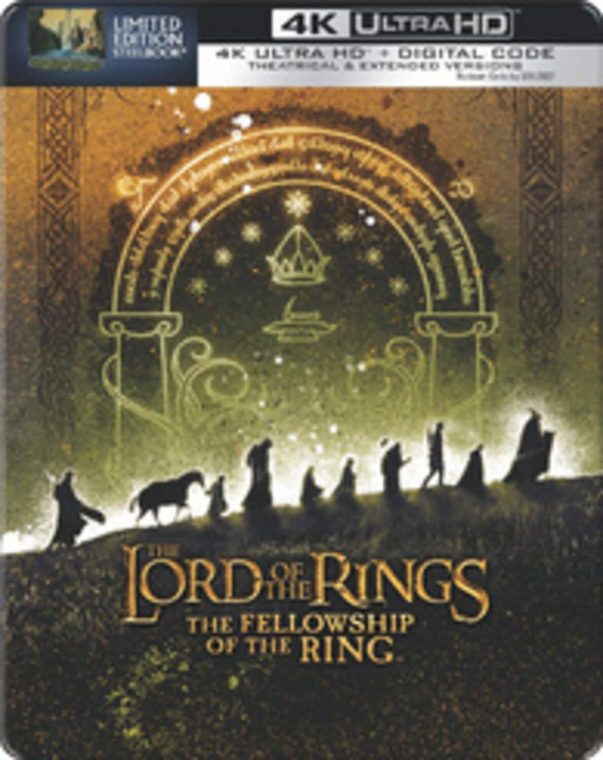 The Lord of the Rings: The Fellowship of the Ring (Steelbook)  - 4K Blu-Ray