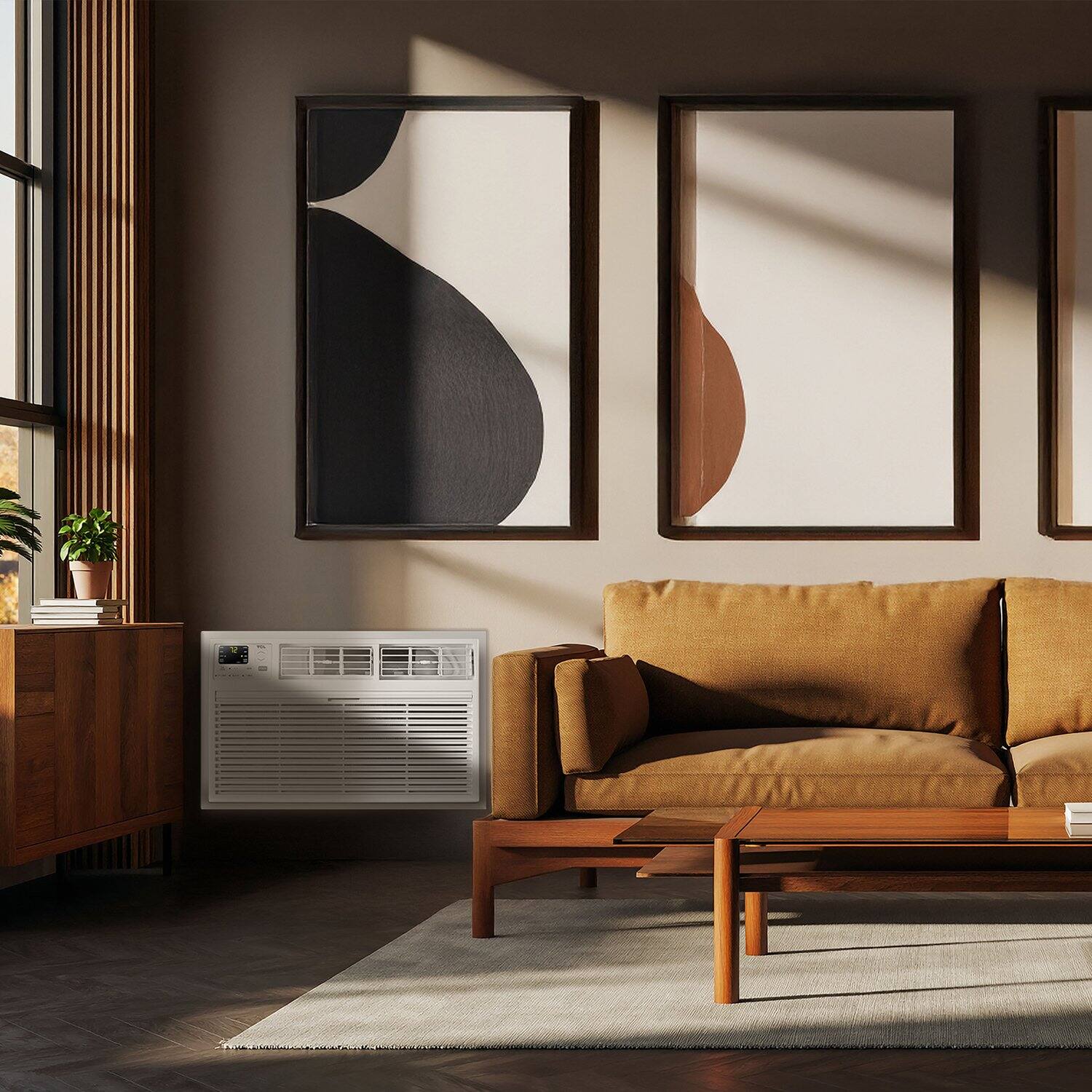 Alt View 8. TCL - 450 Sq. Ft. 10,000 BTU Smart 230V Through-the-Wall Air Conditioner with Wi-Fi and Remote - White.