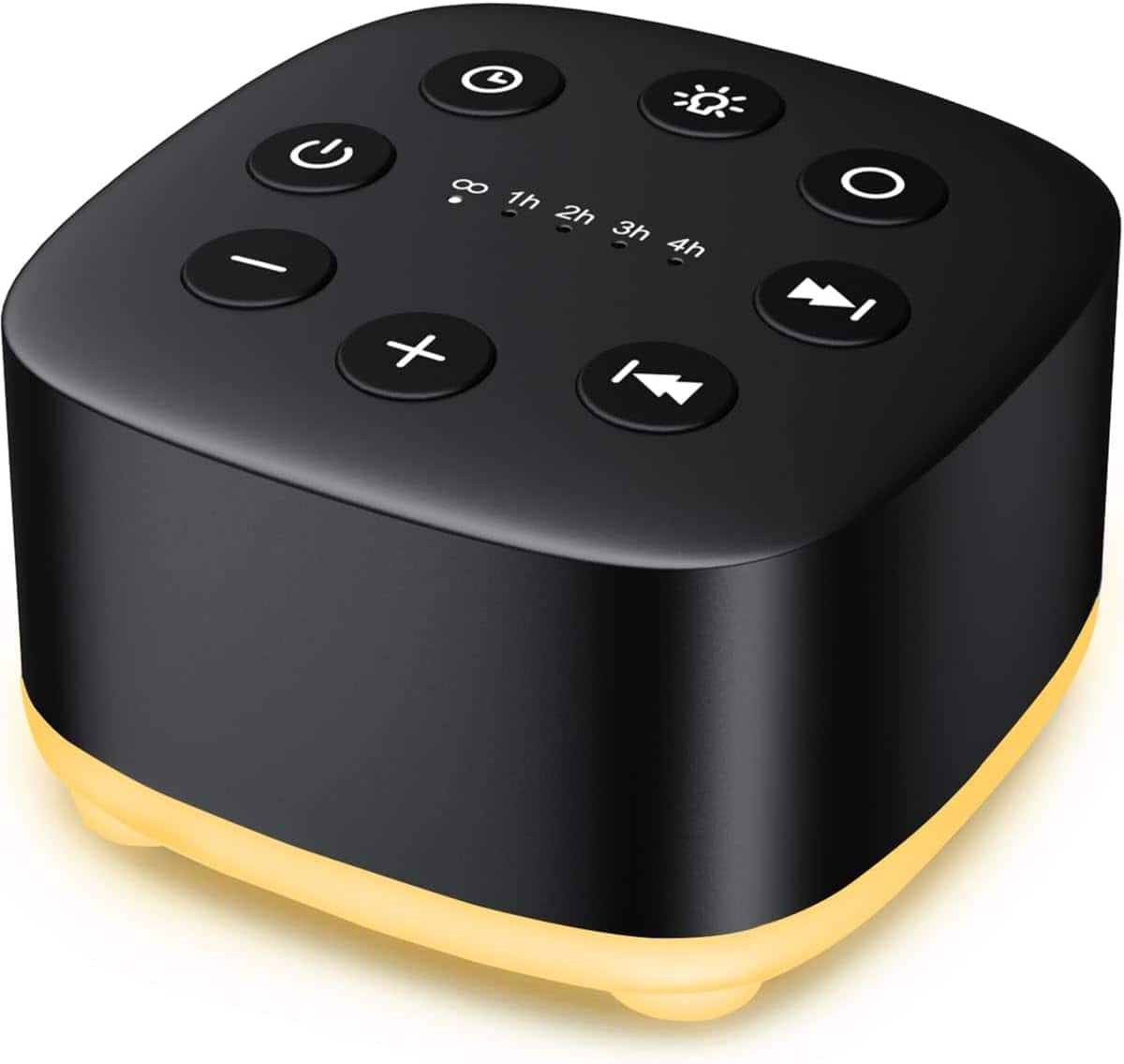 FINEAK - White Noise Sound Machine 30 Soothing Sounds - Black