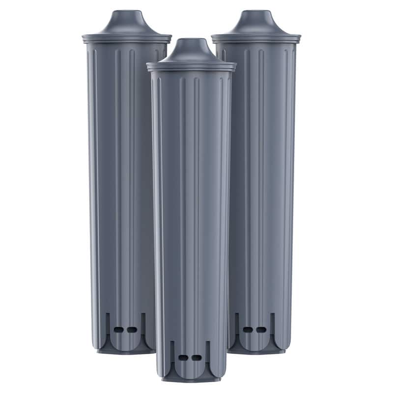 Front. GLACIER FRESH - GLACIER FRESH Water Filter Compatible with Jura 71794 Claris Smart+ Filter Cartridge, 3 Pack - Grayish black.