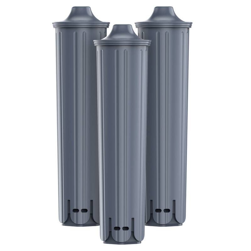 Front. GLACIER FRESH - GLACIER FRESH Water Filter Compatible with Jura 71794 Claris Smart+ Filter Cartridge, 3 Pack - Grayish black.