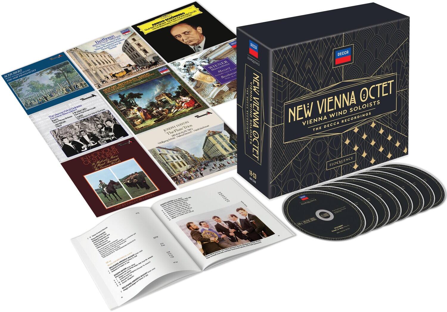 MNR SCHUBERT after NEMA IRNUA TIM SCHOHEERO ABCAD MOA Cricks Beethoven VOLONE A SGr NTd BECCA WIENER BOCERSO NAOLA Mozart - HAYDN Beethoven ART BEETHOVEN NEW MOJ THE VIENNA 1 Ta222 Weelokets Ho WIND VIENNA TYm Vhore Ligeto onood LAIN ThePante The Pwte HAYENNS Irios TRO Pedincham Hol | SOLOISTE VEI PainutCeunch WArnSduz OSPAUBERT BERT Har CTET faut 18-C0 t DECCA VIENNA CTET NEW SOLOISTS WIND RECORDINGS VIENNA DECCA THE ELOQUENCE CRINC 1 VEW