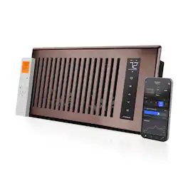 AC Infinity - AIRTAP T4, Smart Register Booster Fan 4" x 10" - Bronze