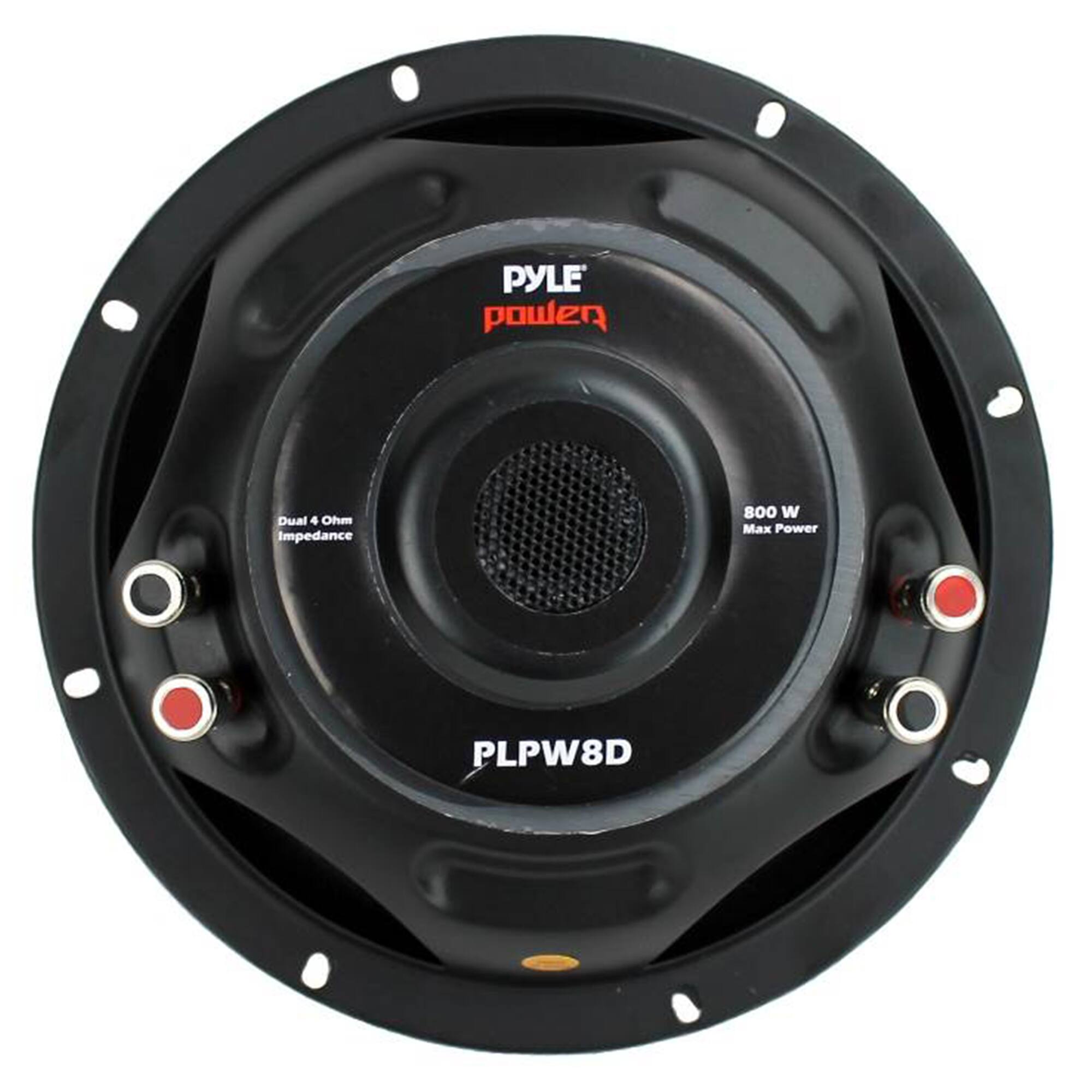 PYLE Power  
Dual 4 Ohm Impedance  
800 W Max Power  
PLPW8D