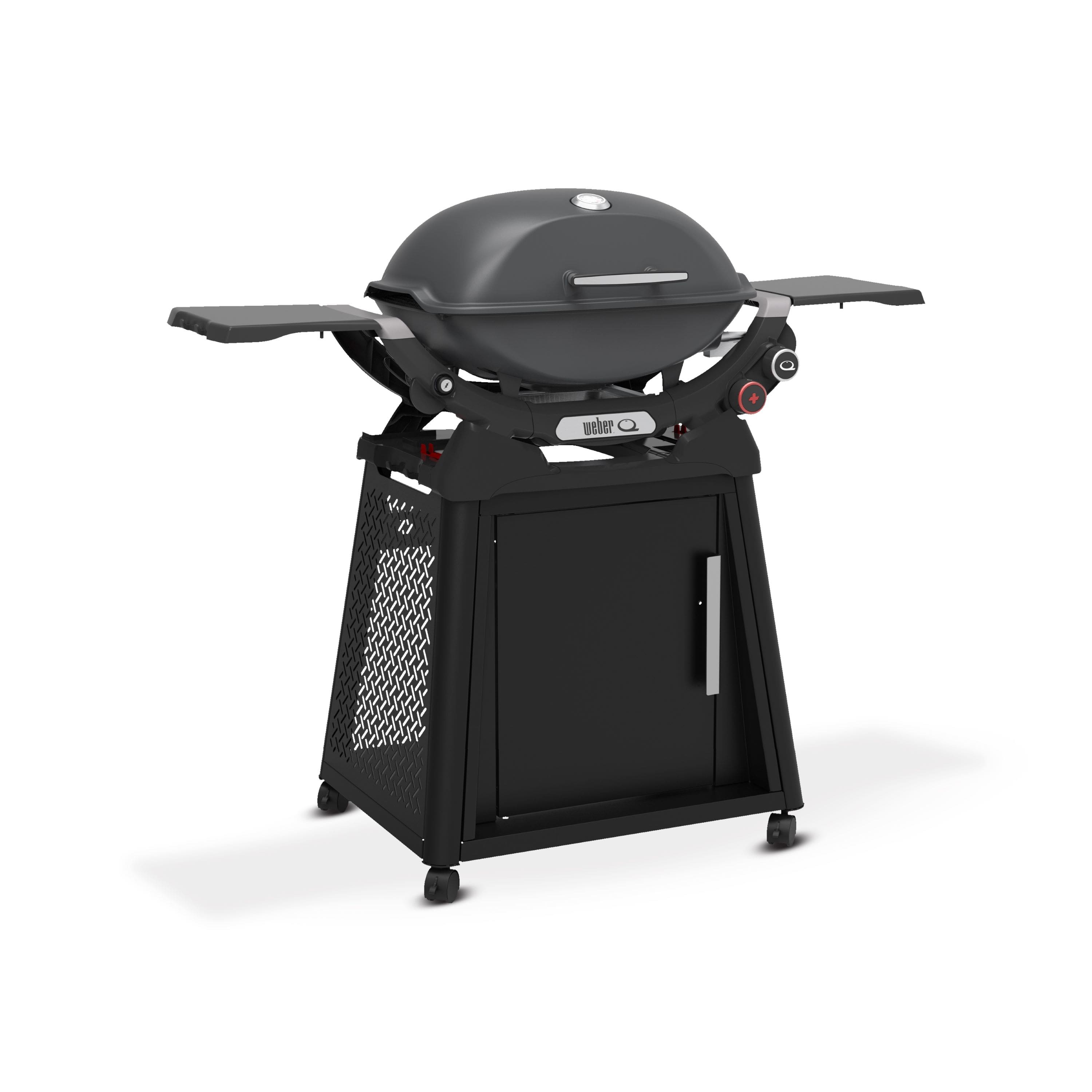 Alt View 11. Weber - Q 2800N+ liquid Propane Gas Grill With Stand - Charcoal Grey.