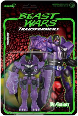 Super7 - Transformers - ReAction Wv 7 Beast Wars - Megatron - Collectibles - Multicolor