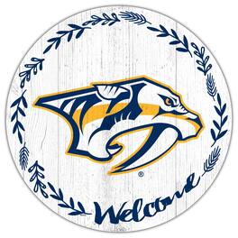 Fan Creations - Nashville Predators 12" Welcome Circle Sign - Multicolor