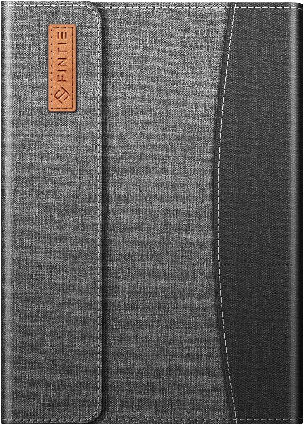 Alt View 5. Fintie - Portfolio Case for Samsung Galaxy Tab S6 Lite 10.4 Inch 2024/2022/2020, Multiple Angles Business Cover with Pocket - Gray.