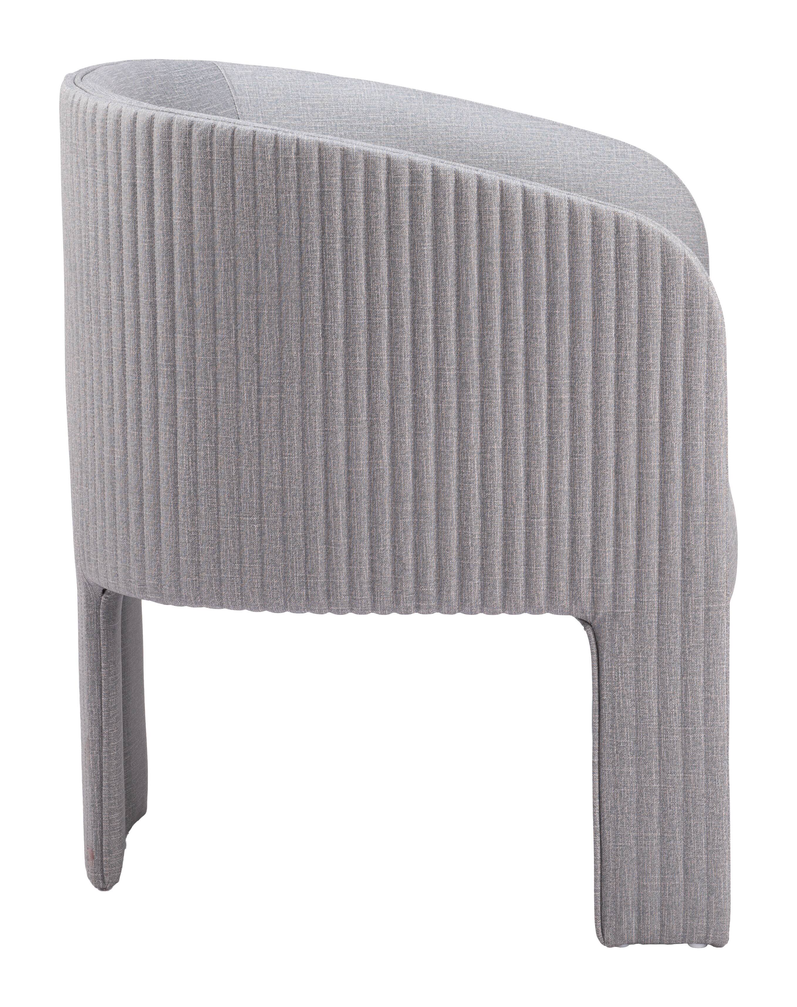 Back. Hivvago - Hull Accent Chair Slate Gray - Slate Gray.