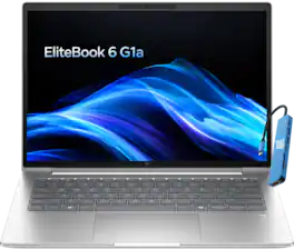 HP - Upgraded - EliteBook 14 14" 6 G1a Next Gen AI Notebook - EliteBook 640 - Ryzen AI 5 PRO 340 - 16GB RAM - 512GB SSD - Windows 11Pro - Silver