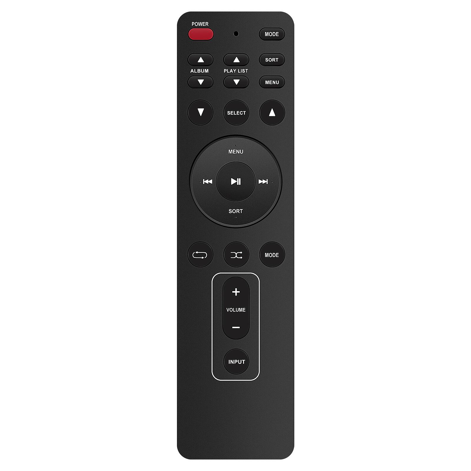 ZdalaMit - Replacement Remote RC201IS fit for MARANTZ Home Audio System IS201 - Black
