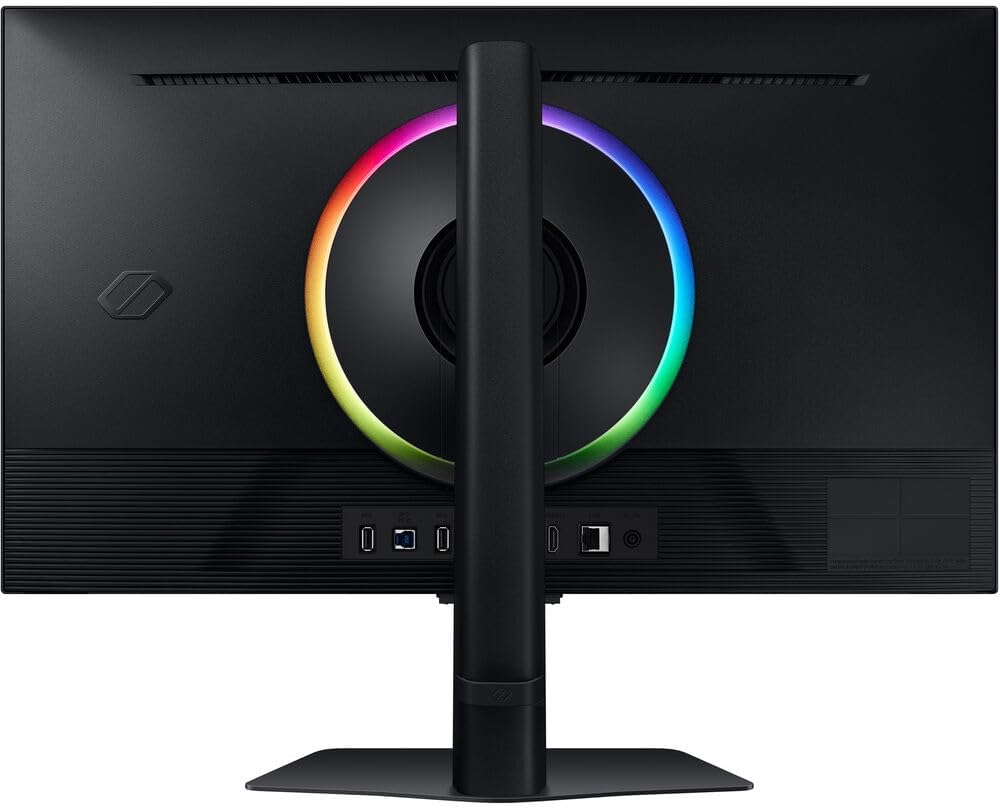 Back. Samsung - Samsung Odyssey 32" 4K UHD Monitor with AMD FreeSync, 1ms Response Time, VESA Mount, HDMI & DKZ Hub, Black Color 2 Pack - Black.