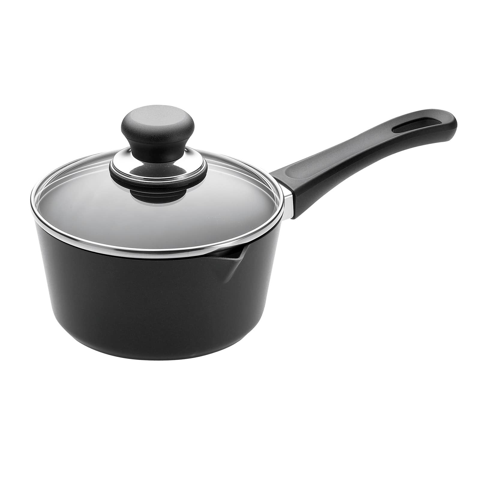 Scanpan - Classic 1 Quart Saucepan with Lid - Black