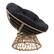 Left. OSP Home Furnishings - Papasan Chair - Black.