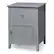 Alt View 20. Costway - Nightstand with Drawer Accent Side End Table Storage Cabinet - Gray.