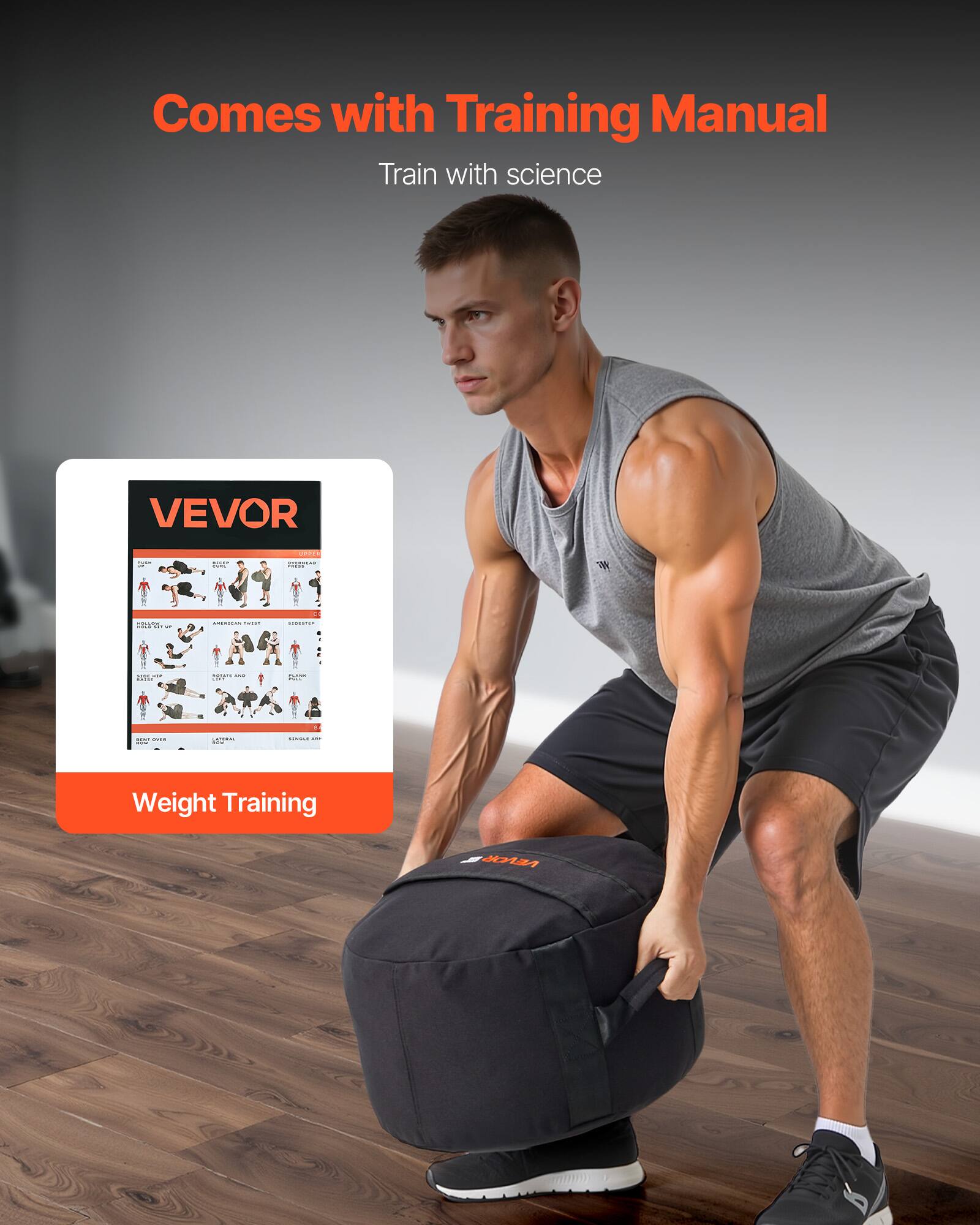 VEVOR, Comes with Training Manual, Train with science, Weight Training