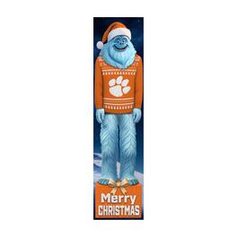 Fan Creations - Clemson Tigers 48" Yeti Christmas Leaner - Multicolor
