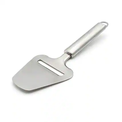 Front. Kitcheniva - 9.5" Stainless Steel Cheese Cutter Slicer - Silver.
