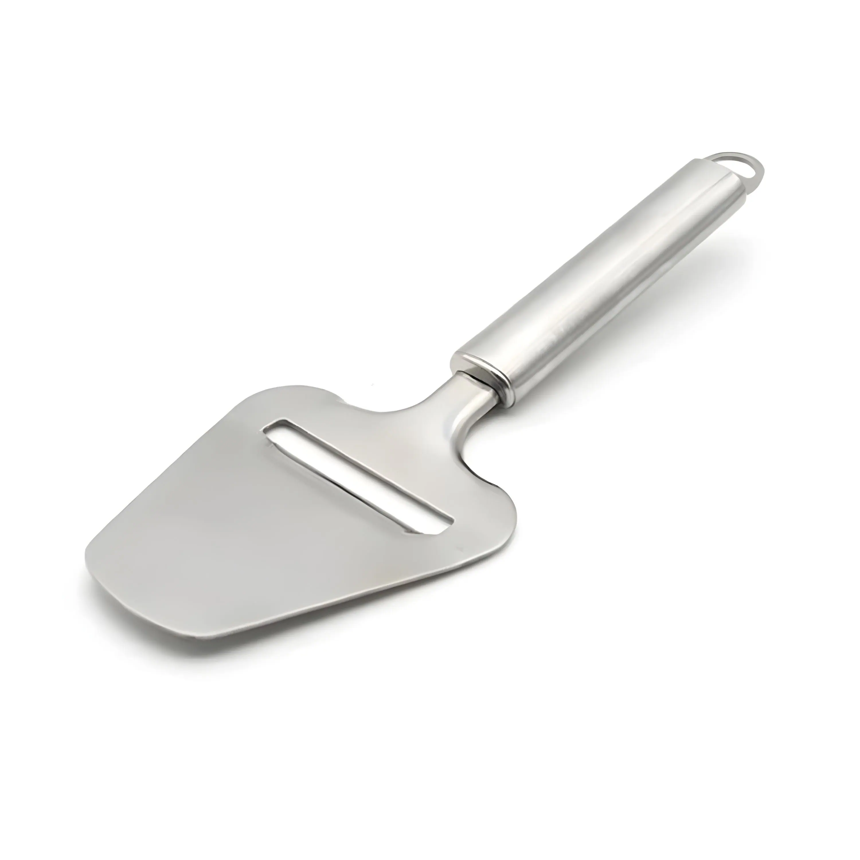 Front. Kitcheniva - 9.5" Stainless Steel Cheese Cutter Slicer - Silver.
