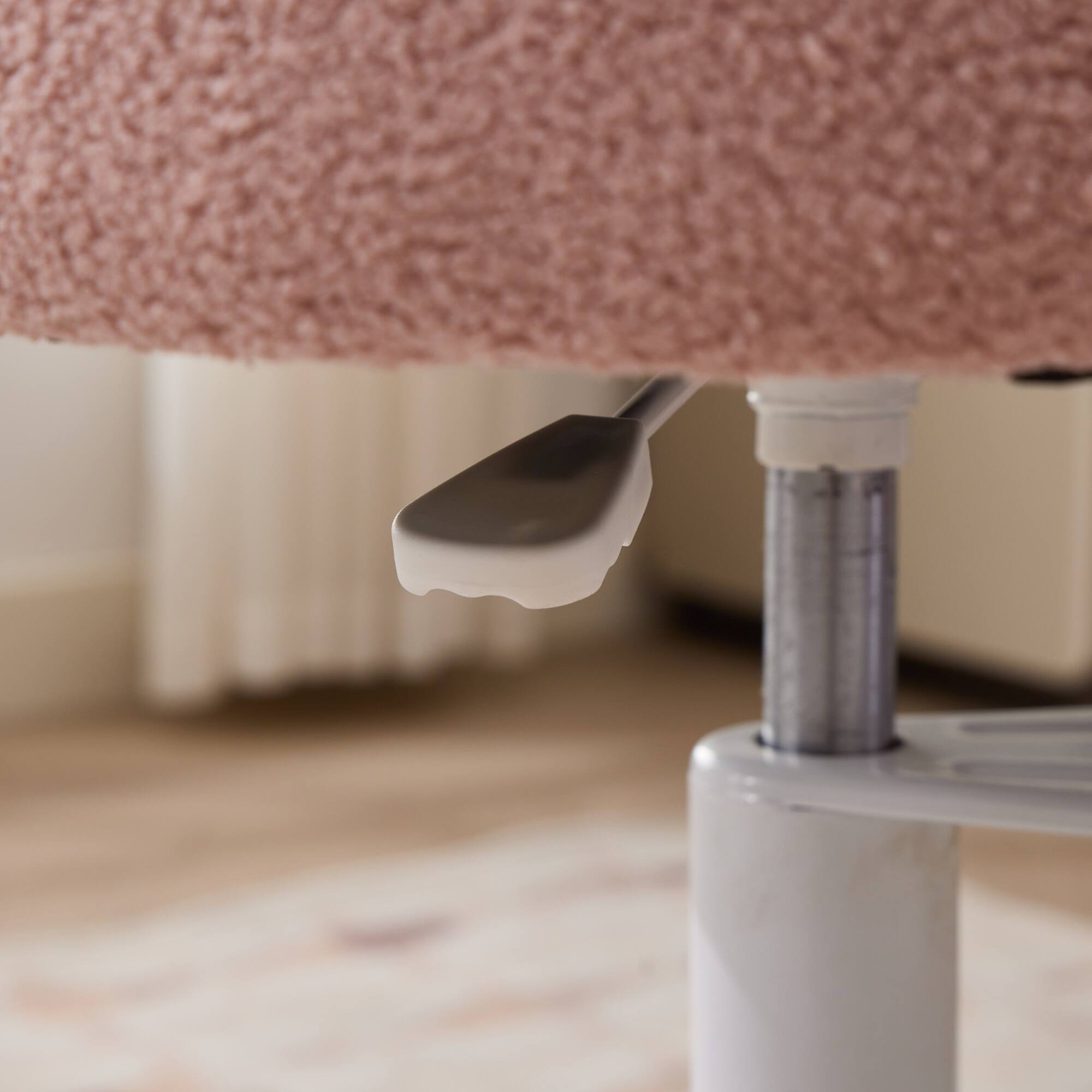 Alt View 2. Forest'nSky - Adjustable Cross-Legged Meditation Chair with Wheels & Lumbar Support,Pink - Pink.